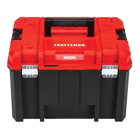 This unit can be used for storage of corded and cordless tools and features a removable tray for access to essential tools. . Craftsman versastack tool box